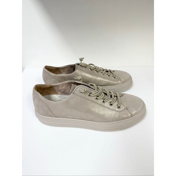 Paul Green Hadley Slip On Sneaker Cachemire Metallic Suede UK 7 1/2 US 10 Men's - Picture 3 of 7